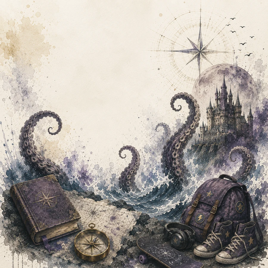 Arte da mostra Fantasteen
